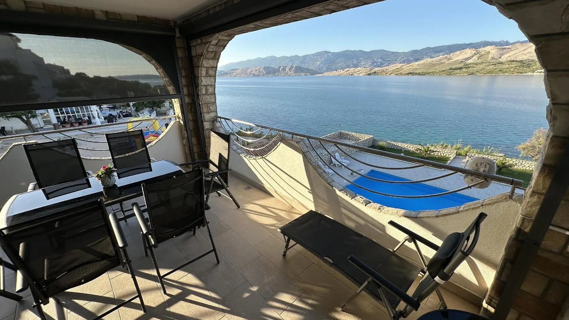 Pool Apartment Galeb Pag Town Chorvatsko